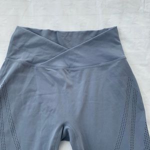 Alphalete wrap waist legging, slate blue